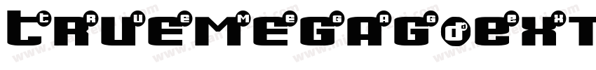 TrueMegaG-Extra Regu字体转换
